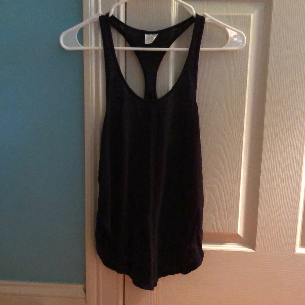 Black tank top